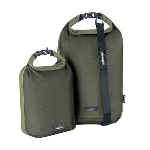 Bee Nesting超軽量防水バッグ、乾湿分離ドライバッグ、完全防水、大容量、アウトドア旅行、ボー...