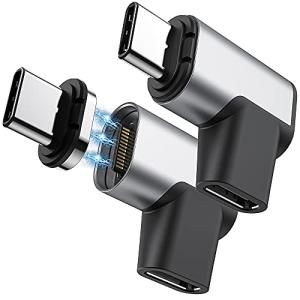 ZRSE(ザスイ)USB-C/Type C To Type-C マグネット 変換アダプターUSB3.1