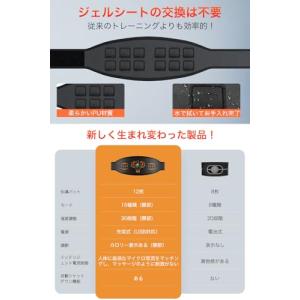 2026強化版 消費カロリー表示 EMS腹筋ベ...の詳細画像2