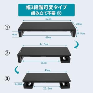 EAYHMモニター台 卓上 USB2.0/3....の詳細画像2