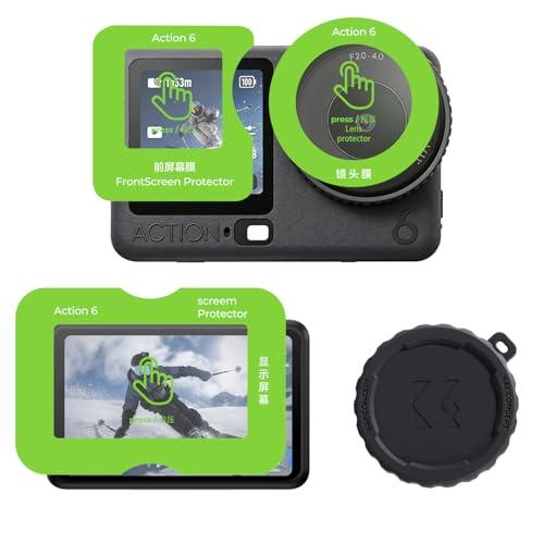 K&amp;F CONCEPT ARガラスフィルム 対応osmo Action6 保護フィルム 9H強化ガラ...