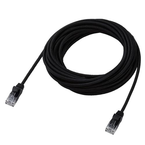 エレコム LANケーブル CAT6A 5m 爪折れ防止 メッシュケーブル ブラック ECLD-GPA...