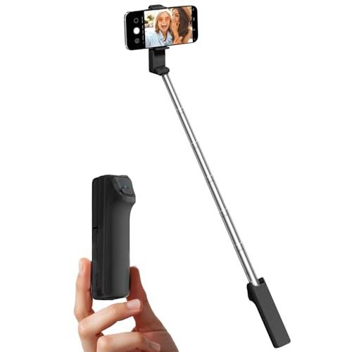 viozon 自撮り棒 iphone コンパクト 軽量 伸縮式 スマホスタンド 4〜7インチのiPh...