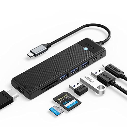 ORICO USB C ハブ 7in1 マルチポート Type-C ドッキングステーション 3*US...