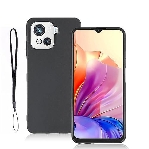 Antimam Blackview Oscal C80 用 ケース マットブラック ［ 柔軟性 TP...