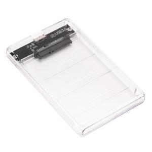 透明な 2.5インチ HDDケース USB 3...の詳細画像1