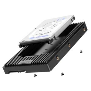 ORICO 2.5 3.5 変換 マウンタ 2.5インチ HDD/SSD→3.5インチ サイズ変換ブラケット SATAインターフェース内蔵 HD