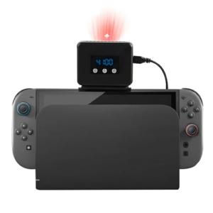 Switch 2用 冷却ファン 2026新登場 -排熱 温度表示Tomistan 旧型Switch/Switch 有機EL/スイッチ 2用 ハイ