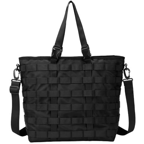 [Umetoo] メンズ トートバッグ 大容量 モールシステム 軽量 2way トート バッグ メン...