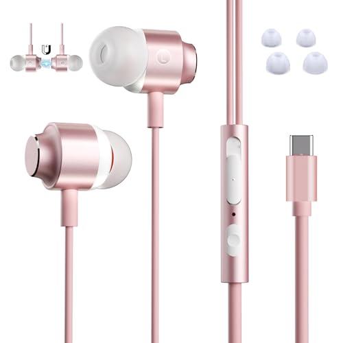 Juyya イヤホン 有線 タイプc Type-c イヤホン 有線イヤホン タイプc ゲーミングイヤ...