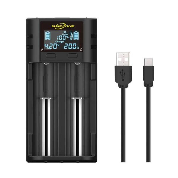 21700 18650充電器LCD 21750 21700 18650充電器20700 22700 ...