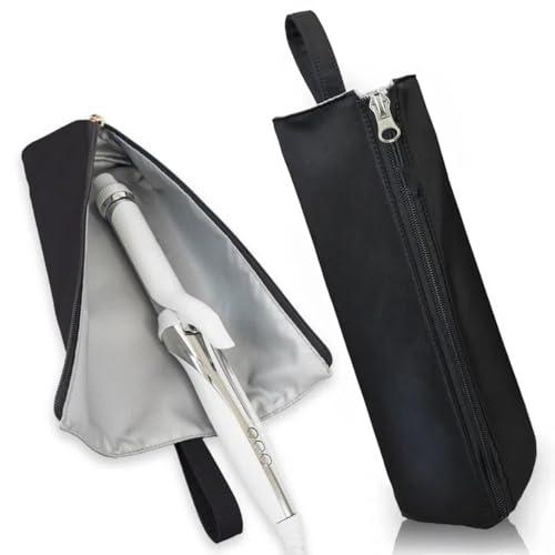 Jravezt ヘアアイロン ケース 収納 カールアイロン収納 耐熱 300度 熱いまま収納できる ...