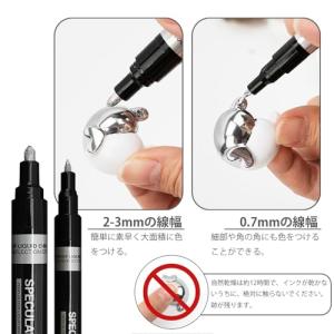 LKCCTK クロームメッキマーカーペン DI...の詳細画像2