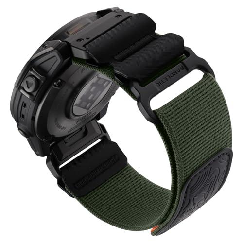 [Bandletic] ガーミン ベルト-QuickFit 22mm 強化ナイロン製 軽量 柔軟 F...