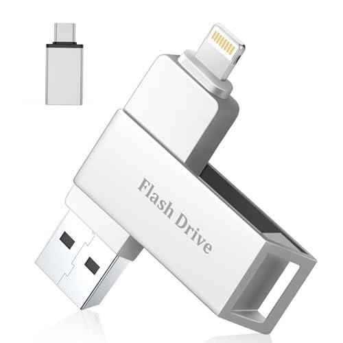 Vackiit「MFi認証取得」iPhone用 usbメモリ128GB phone 写真データ保存 ...