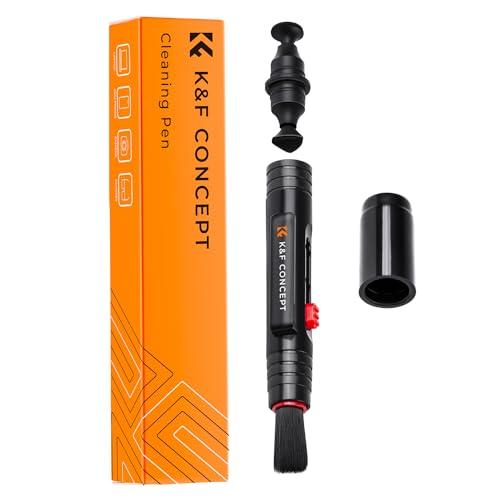 K&amp;F CONCEPT レンズペン ダブルヘッド 伸縮 レンズにやさしい素材 一本三役パソコンクリー...