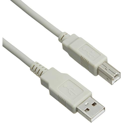 バッファロー BUFFALO USB2.0ケーブル1.0m アイボリー BSUABFC210IV