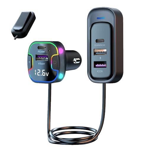 OBEST シガーソケット USB USB-C カーチャージャー 5連合計100W PD30W QC...