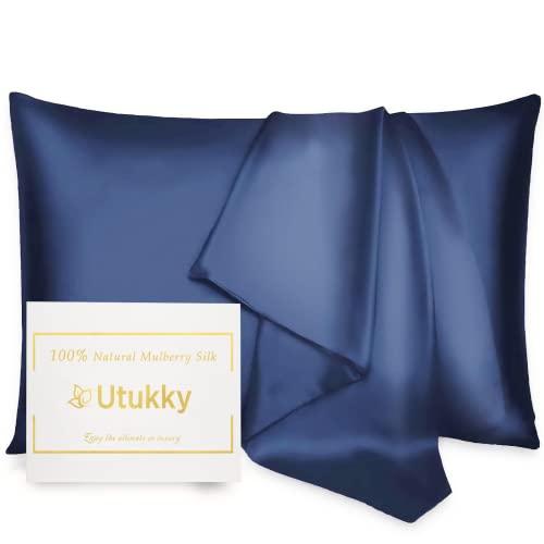 Utukky 枕カバー シルク枕カバー 50×70cm シルク100％枕カバー 6Aランク 封筒式 ...
