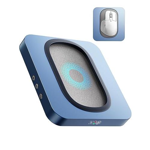 VAYDEER マウスジグラー 検出不能 マウスムーバー 拡大されたターンテーブルと調整な間隔 物理...