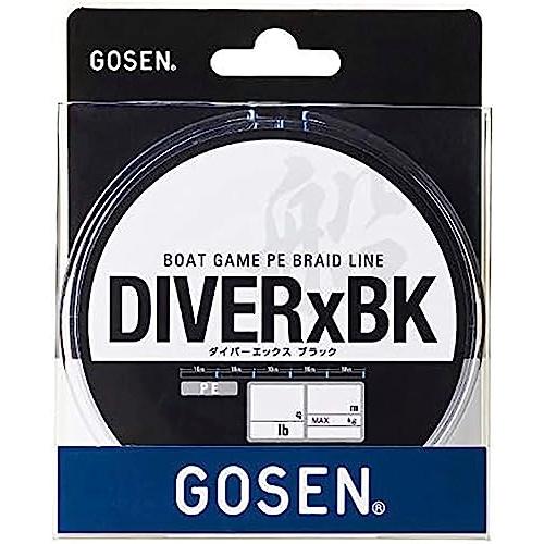 ゴーセン(GOSEN) ダイバーエックス ブラック 300m 3.0号