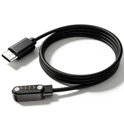 Plaud Note AI/Pro専用 充電コード USB-C to 4ピンマグネットケーブル De...