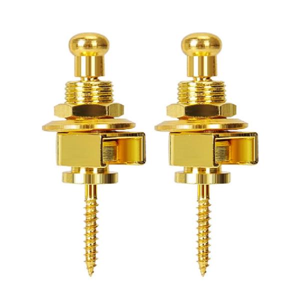 ギターストラップロックピン ロック式ストラップピン ロックピン エレキギタ?用 滑り止め 落下防止 ...