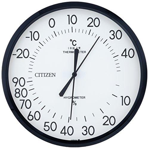 リズム(RHYTHM) シチズン 温度 ・ 湿度 計 掛け タイプ TM-42 白 CITIZEN ...