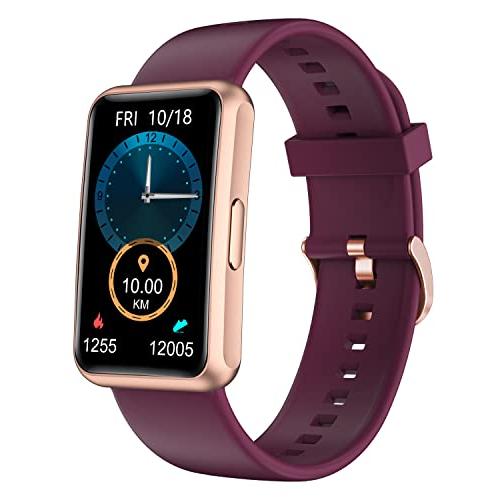 HUAKUA 歩数計 リストバンド型 大画面 スマートウォッチ スマホ/アプリ不要 Bluetoot...