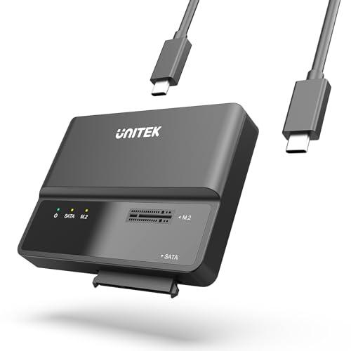 Unitek USB to SATA HDD/SSD+ M.2 NVMe SSD 変換アダプタ イン...
