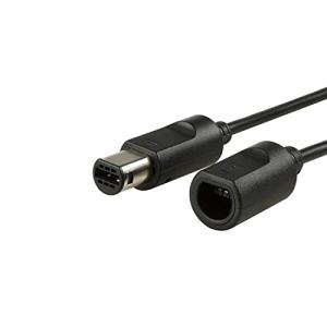 Game Cube用コントローラ延長ケーブル NIJIAKIN Wii/GameCube対応 180CM 黒