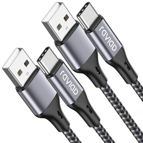 RAVIAD USB Type C ケーブル1m/2本セットタイプ C ケーブル 3A 急速充電 高...
