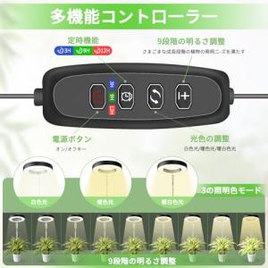 OSZNMMG 植物育成ライト 室内栽培ライト...の詳細画像1