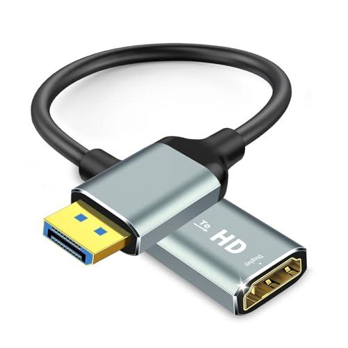 DisplayPort to HDMI 変換アダプター｜音声映像同期・音声対応 4K@60Hz・10...