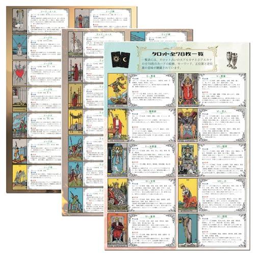 下敷き したじき 小学生 A4 B5 (A4 タロット ウェイト版 解説3枚組)