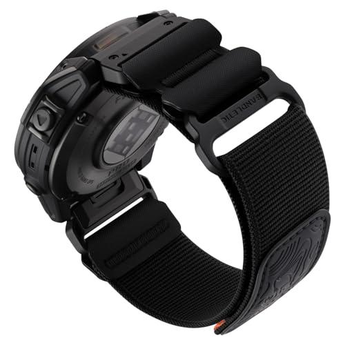 [Bandletic] ガーミン ベルト-QuickFit 22mm 強化ナイロン製 軽量 柔軟 F...