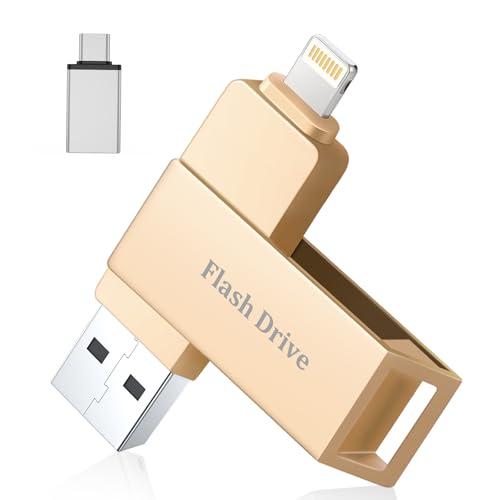 Vackiit MFi認証取得iPhone用USBメモリー 256GB USB 3.0 iphone...