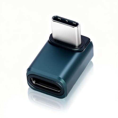 Poyiccot USB Type-c L字アダプタ80Gbps、240W USB C L字 オスメ...