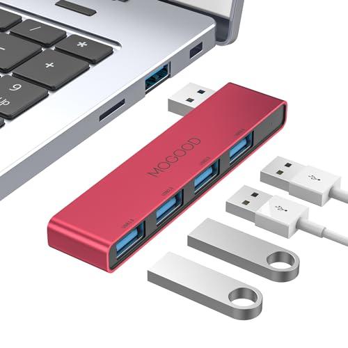 MOGOOD USBハブ3.0 USBスプリッタ ノートパソコン用USBハブノートマルチポートアダプ...