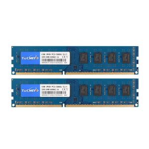 TECMIYO DDR3-1600 PC3-12800U 8GB×2枚 UDIMM デスクトップPC用メモリ 16GB 240Pin 電圧 1.｜nasumiru