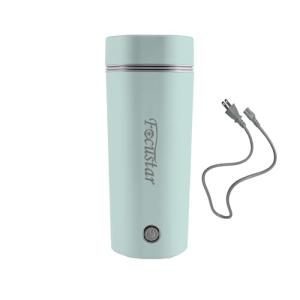 Focustar ポータブルケトル 350ML 電気ケトル 小型 トラベルケトル 低電力 300W ポータブル電源で使える 急速沸かし 空焚き防