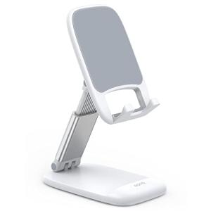 Eono - スマホスタンド 折り畳み式 高さ調整 スマホホルダー : 角度調整 スマートフォン ホルダー 折りたたみ 携帯