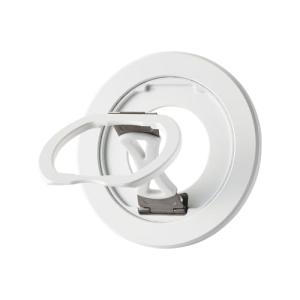 エレコム スマホリング マグネット magsafe マグセーフ スマホスタンド 耐荷重:800g 落下防止 可愛い ホワイト P-STRMKSL