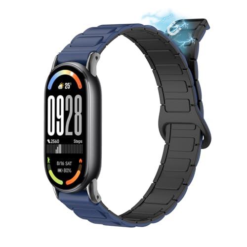 [MoKo] Xiaomi Smart Band 10/9/8 用 バンド 磁気吸着 シャオミ 対応...