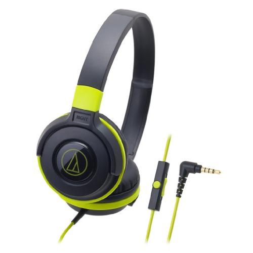 オーディオテクニカ ATH-S100iS BGR ヘッドホン 有線 スマートフォン用 ポータブルオン...