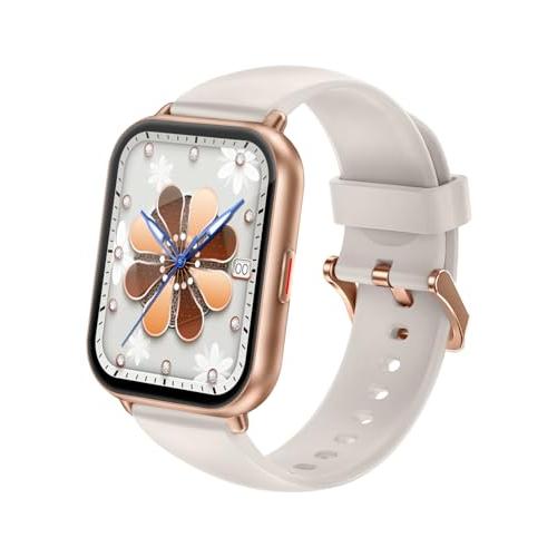 スマートウォッチ iphone対応 アンドロイド対応 予備バンド付き 通話機能付き 1.85インチ大...