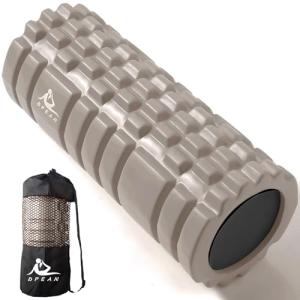フォームローラー中実 割れないDPEAN 筋膜リリース グリッド ソリッドコア 割れない 3種類凹凸の設計 ヨガローラー 自宅トレーニング EV
