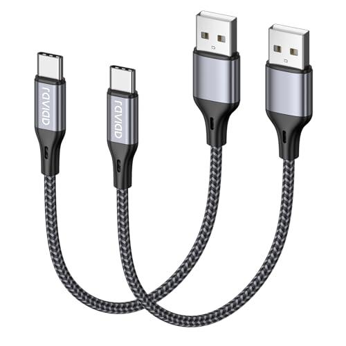 RAVIAD USB Type C ケーブル0.3m/2本セットタイプ C ケーブル 3A 急速充電...