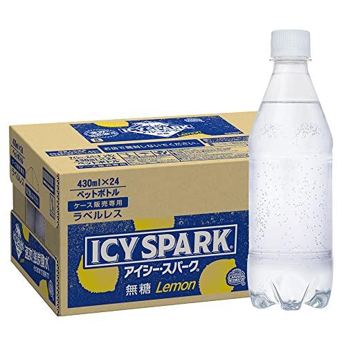 強炭酸コカ・コーラ アイシー・スパーク from カナダドライ レモン ラベルレス 430mlPET...