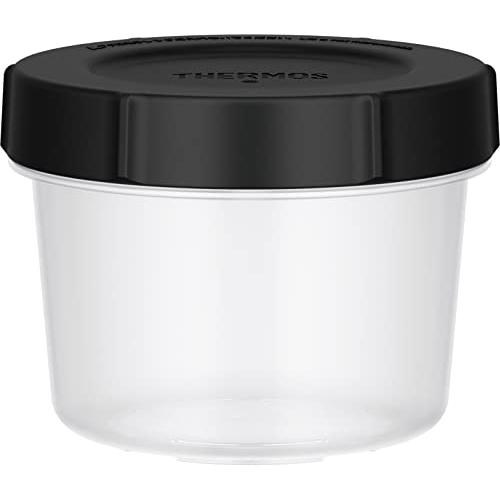 サーモス 保存容器 Myフードコンテナー 丸型 500ml ブラック KC-RA500 BK